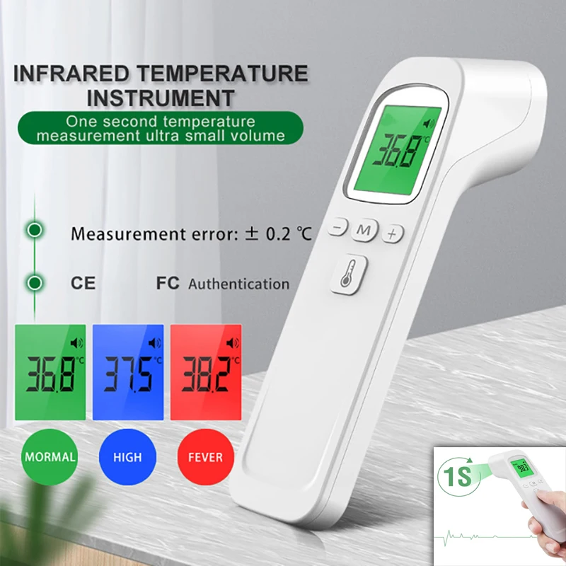 Pulse Oximeter - AiQUE Infrarot-Thermometer, digitales LCD-Körpermessung, für Kinder